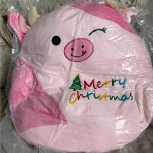 Pink Pig Christmas Plush
